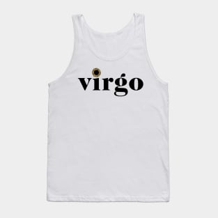 Virgo Sunflower Zodiac Tank Top